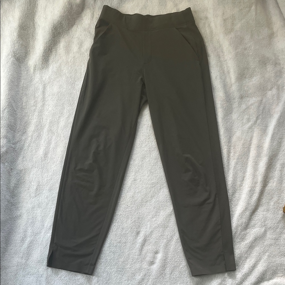 Athleta Olive Green Brooklyn Ankle Pants